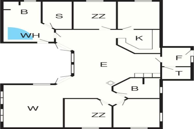 8 Person Holiday Home In Jerup Екстериор снимка